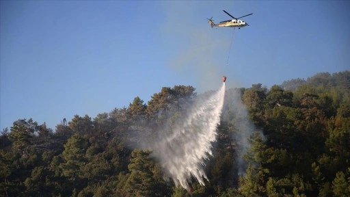 Muğla'daki orman yangınlarına müdahale devam ediyor