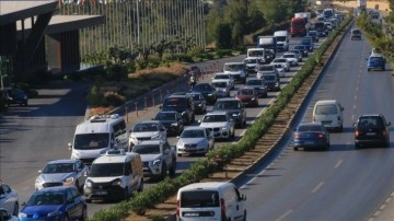 Muğla'ya üç günde 113 bine yakın araç girişi oldu