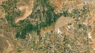 NASA Antalya dağlarındaki tarım arazilerinin fotoğrafını paylaştı