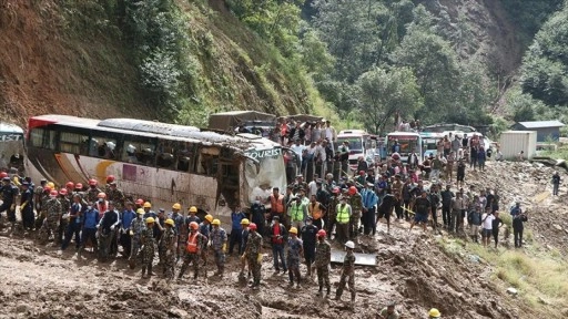 Nepal'deki heyelan ve sellerde 193 kişi hayatını kaybetti