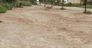 Nevşehir'de köyü sel vurdu