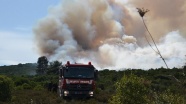 Nurettin Baransel Kışlası ormanlık alanındaki yangın