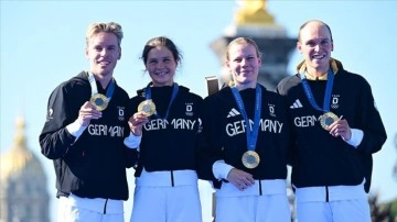 Olimpiyat Oyunları'nda Almanya, triatlon karışık takımlarda altın madalya kazandı