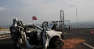 Osmangazi Köprüsü’nde feci kaza: 1 polis şehit oldu