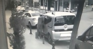 Otomobilden teyp çalan hırsız güvenlik kamerasına yakalandı