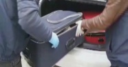 Otomobilin bagajından 13 kilo uyuşturucu çıktı