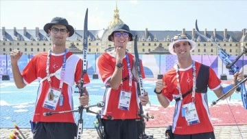 Paris 2024 Olimpiyat Oyunları'nda Klasik Yay Erkek Milli Takımı çeyrek finale yükseldi