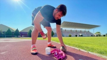 Rekortmen sporcu Alperen, İslami Dayanışma Oyunları'nda altın için yoğun çalışıyor