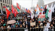 Rusya'da 20 bin kişilik protesto eylemi