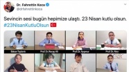 Sağlık Bakanı Koca&#039;dan 23 Nisan&#039;a özel çocuk üyelerden oluşan Bilim Kurulu videosu