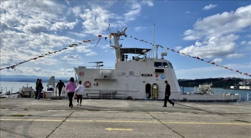 Sahil Güvenlik Komutanlığı gemisi TCSG-72, Sinop'ta ziyarete açıldı