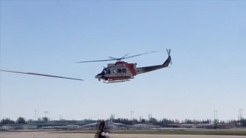 Sahil Güvenlik Komutanlığı helikopterleri deprem bölgesine 130 saat uçuş yaptı