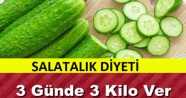 Salatalık diyetiyle 3 günde 3 kilo