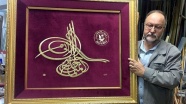 Sanatçı İsmet Keten'den Katar Emiri'ne tuğra