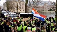 &#039;Sarı yelekliler&#039;in protestosu Hollanda&#039;ya sıçradı