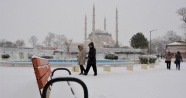 Selimiye Camii&#039;nden kar fotoğrafları