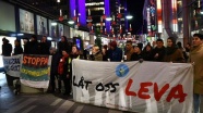 Sığınmacı çocuklardan Nobel töreni öncesi protesto