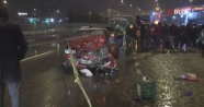 Şile otoyolunda kaza: 1 ölü, 3 yaralı