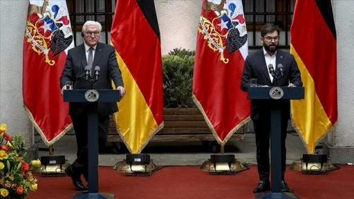 Şili Devlet Başkanı Boric ile Almanya Cumhurbaşkanı Steinmeier ortak basın toplantısı düzenledi