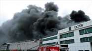 Silivri'de çıkan fabrika yangını söndürüldü