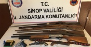 Sinop'ta kaçak silah operasyonu