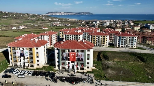 Sinop'ta yapımı tamamlanan TOKİ konutları hak sahiplerine teslim ediliyor