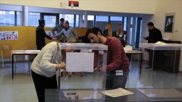 Sırbistan seçimlerinde oyların yüzde 96'sı sayıldı