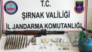 Şırnak'ta teröristlere ait silah ve mühimmat ele geçirildi