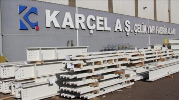 Şişecam'ın Karabük'te kum hazırlama tesisinin yapısal çelik işlerini KARÇEL üstlendi