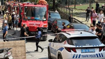 Şişli'de bir plazanın bodrum katında çıkan yangın söndürüldü