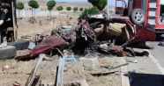 Sivas'ta beton mikseri ile otomobil çarpıştı: 2 ölü, 1 yaralı