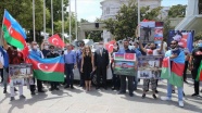 Sivil toplum kuruluşu üyeleri Ermenistan&#039;ın Azerbaycan&#039;a saldırılarını protesto etti
