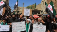Suriye'de 'Mistura' ve 'Kimyasal Beşşar' protestosu