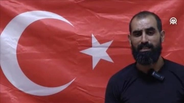 Suriye'nin kuzeyinde Türk bayrağına yönelik provokasyonda bulunan bir kişi daha yakalandı