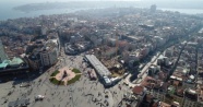 Taksim Camii&#039;nin son durumu havadan görüntülendi