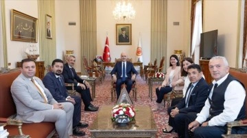 TBMM Başkanı Kurtulmuş, Edirne Valisi Sezer ve Belediye Başkanı Akın'ı kabul etti