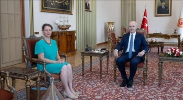 TBMM Başkanı Kurtulmuş, Fransa'nın Ankara Büyükelçisi Dumont'u kabul etti
