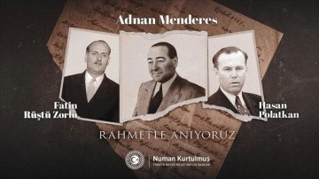 TBMM Başkanı Kurtulmuş, idam edilen Menderes, Zorlu ve Polatkan'ı andı