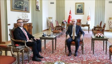 TBMM Başkanı Kurtulmuş, Yunus Emre Enstitüsü Başkanı Aliy'i kabul etti