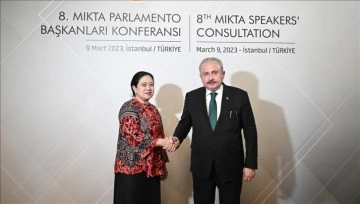 TBMM Başkanı Şentop, Endonezya Temsilciler Meclisi Başkanı Maharani ile görüştü