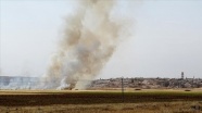 Tel Rıfat'taki YPG/PKK'lılar Bab'daki sivillerin tarım arazilerini yaktı