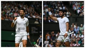 Tenis tek erkeklerde Sırp Novak Djokovic ile İspanyol Carlos Alcaraz finalde karşılaşacak