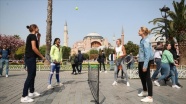 Tenisçilerin İstanbul keyfi