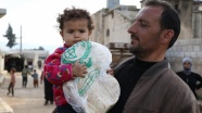Terörden temizlenen Afrin'in Kavkabah köyüne insani yardım