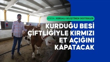 TKDK desteğiyle kurduğu besi çiftliğiyle kırmızı et açığının kapanmasına katkı sağlayacak