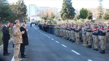 Trabzon'dan jandarma arama kurtarma timleri deprem bölgesine uğurlandı