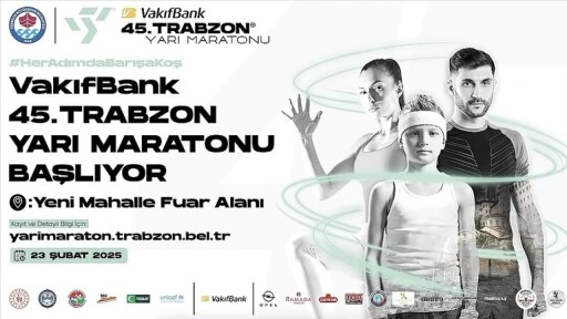 Trabzonspor'dan 45. Uluslararası Trabzon Yarı Maratonu'na destek