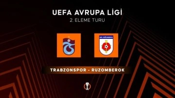 Trabzonspor'un UEFA Avrupa Ligi'nde rakibi Ruzomberok oldu