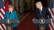 Trump-Merkel görüşmesinin ardından basın toplantısı düzenlendi