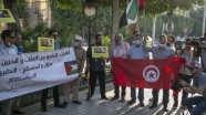 Tunus'ta İsrail ile normalleşme anlaşmaları protesto edildi